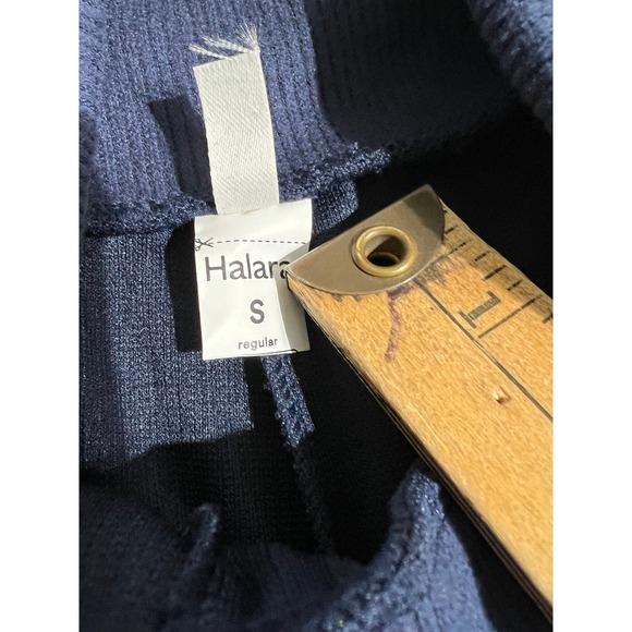 Halara Ribbed SoCinched High Waisted Tummy Control Drawstring Wide Leg Pant S R - Picture 6 of 16